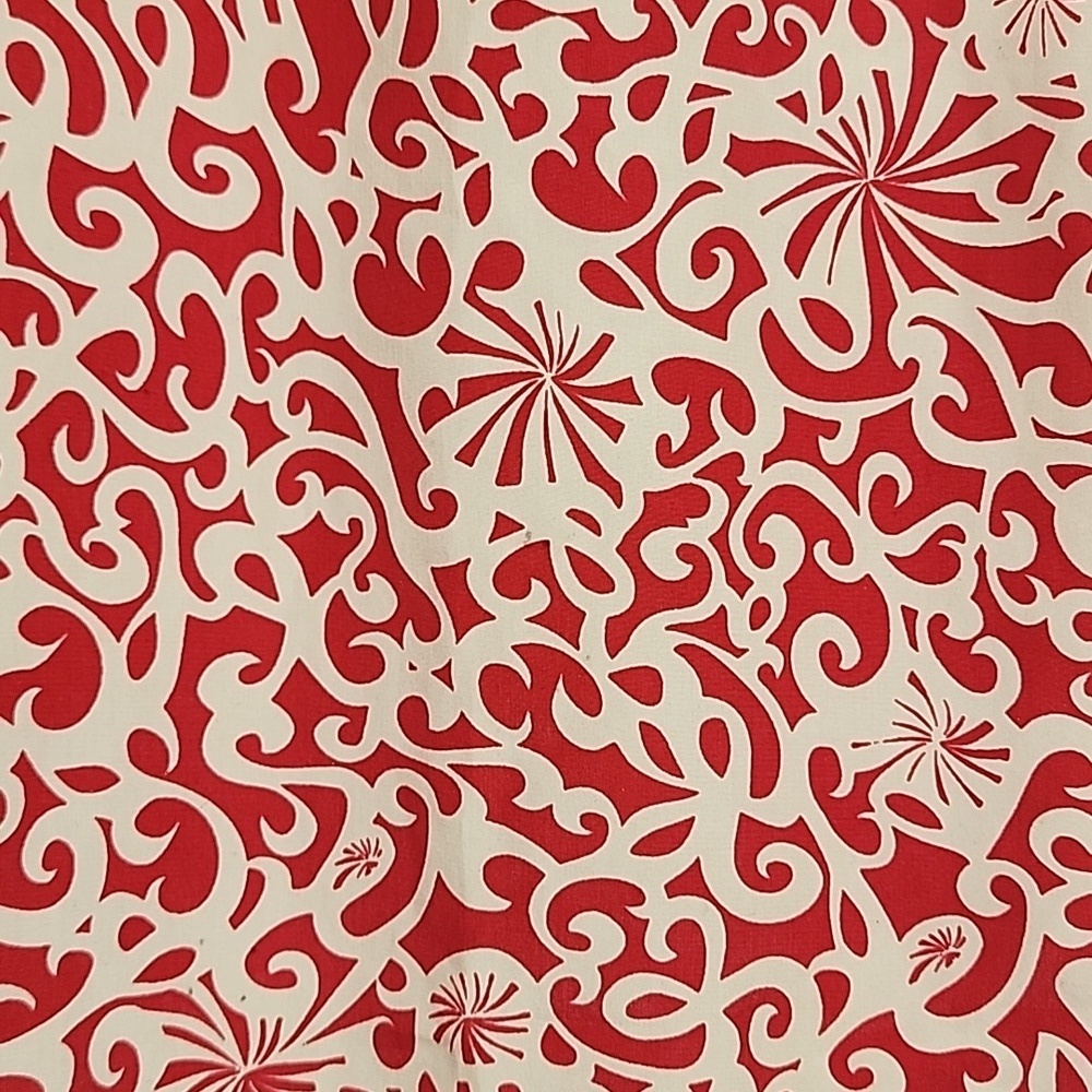 Halogen Red and White Patterned Mini Dress Size S - Picture 2 of 6